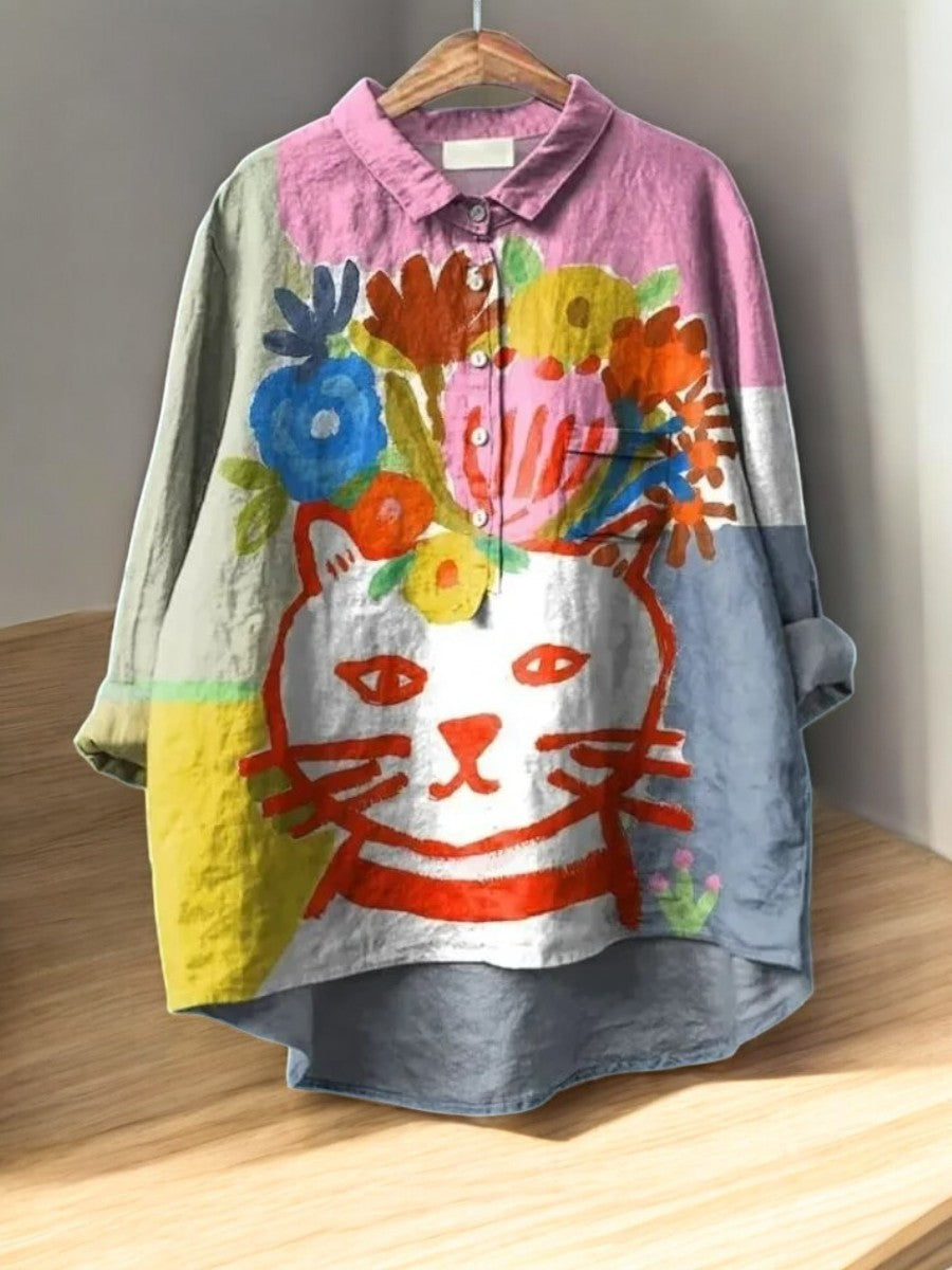 Raelyn - Whisker Garden Blouse