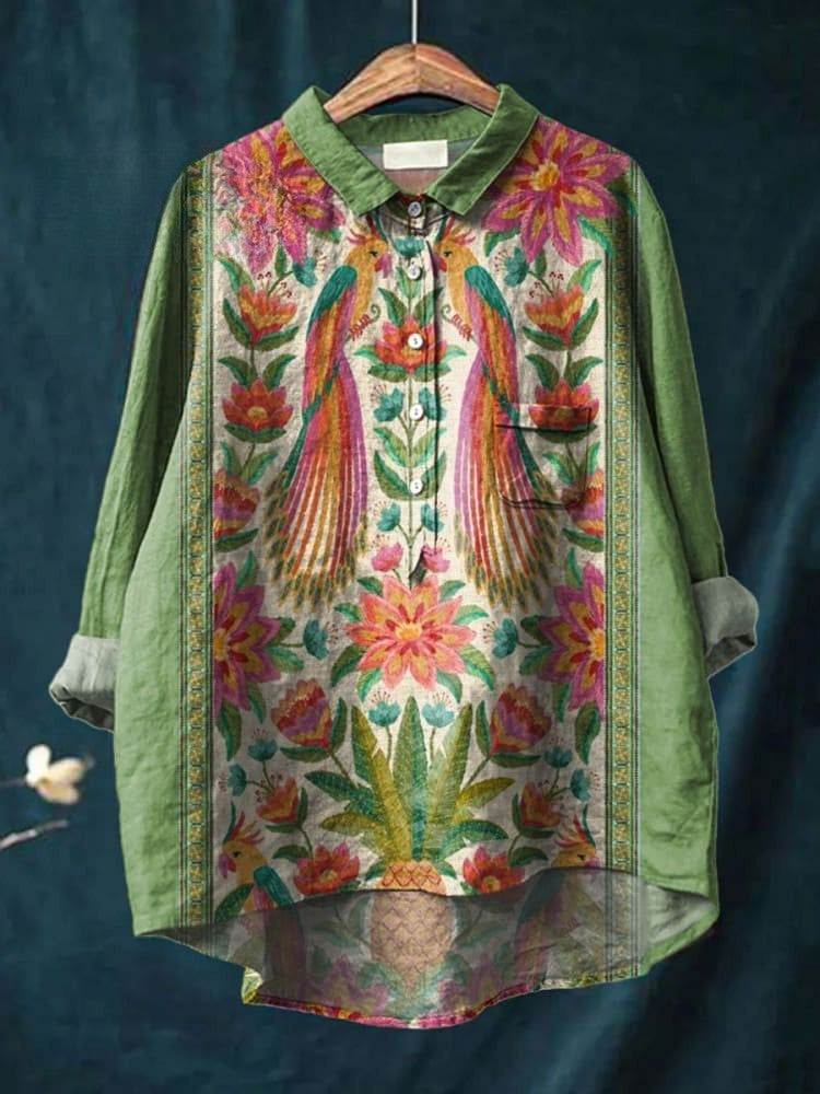 Paloma - Tropical Printed Blouse