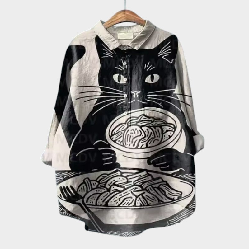 Mochi - Catnap Chic Blouse
