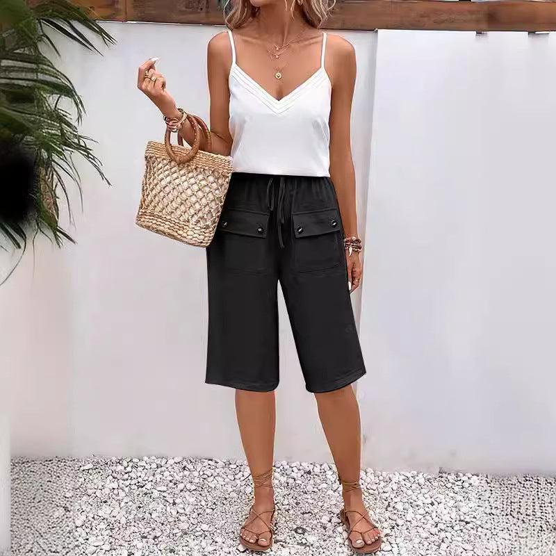 Noria - Pocket Button Shorts