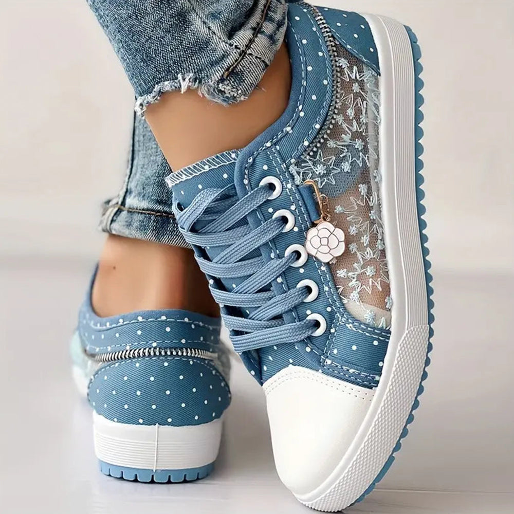 Mielle - Dotted Lace Sneakers