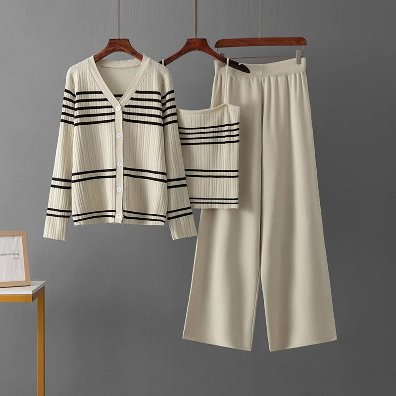 Tasha - Elegant Striped Set