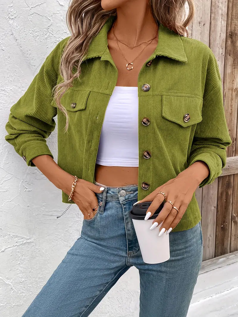 Cleo - Chic Cord Jacket