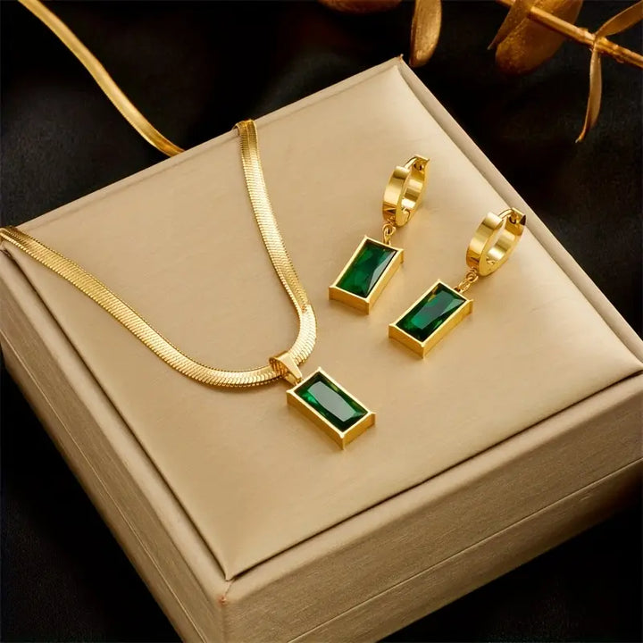 Hazel Verdain Jewelry Set | Gold