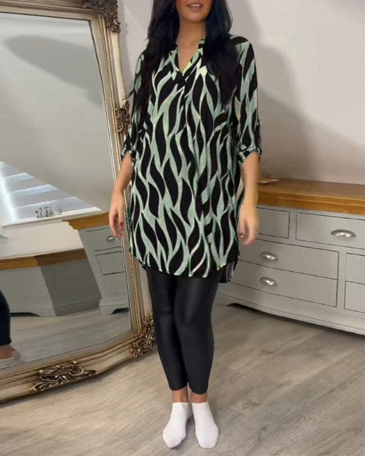 Fiora - Modern Patterned Top