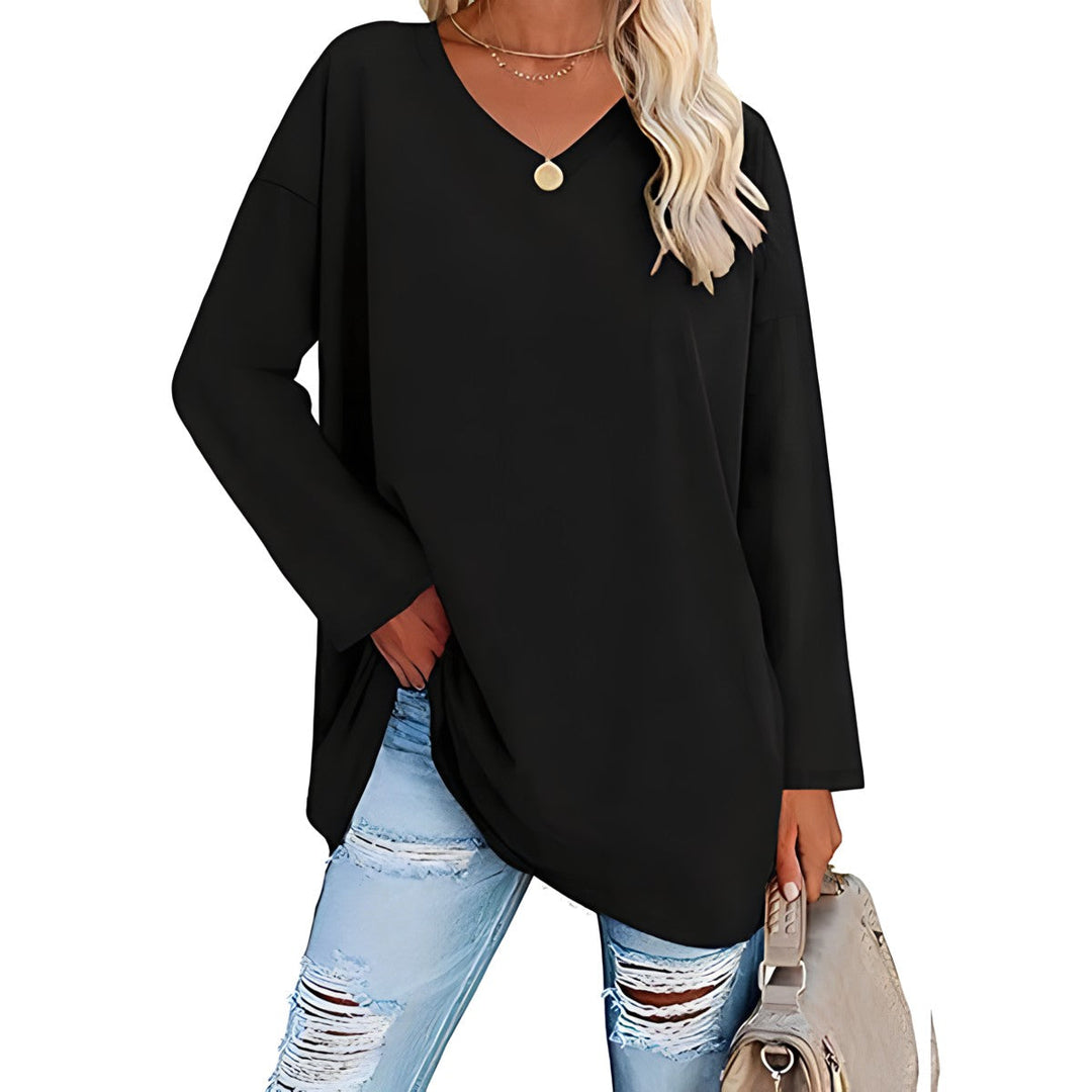 Elaine - Casual V-Neck Sweater