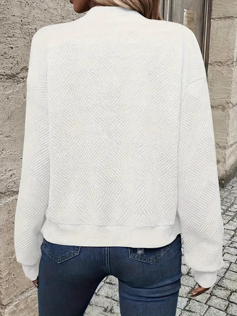Shanie - Cozy Patterned Jacket
