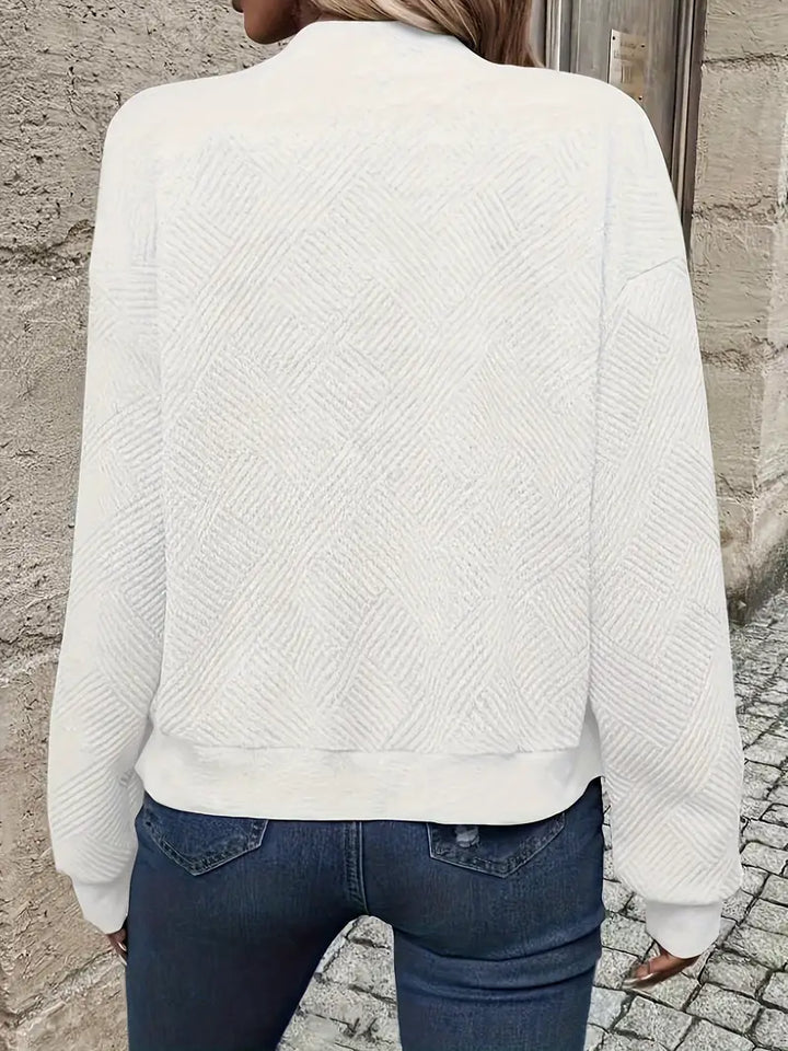 Shanie - Cozy Patterned Jacket