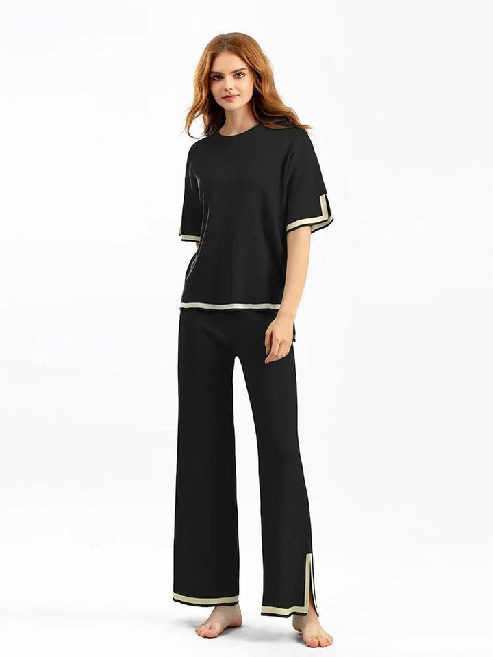 Jeah - Chic Contrast Trim Set