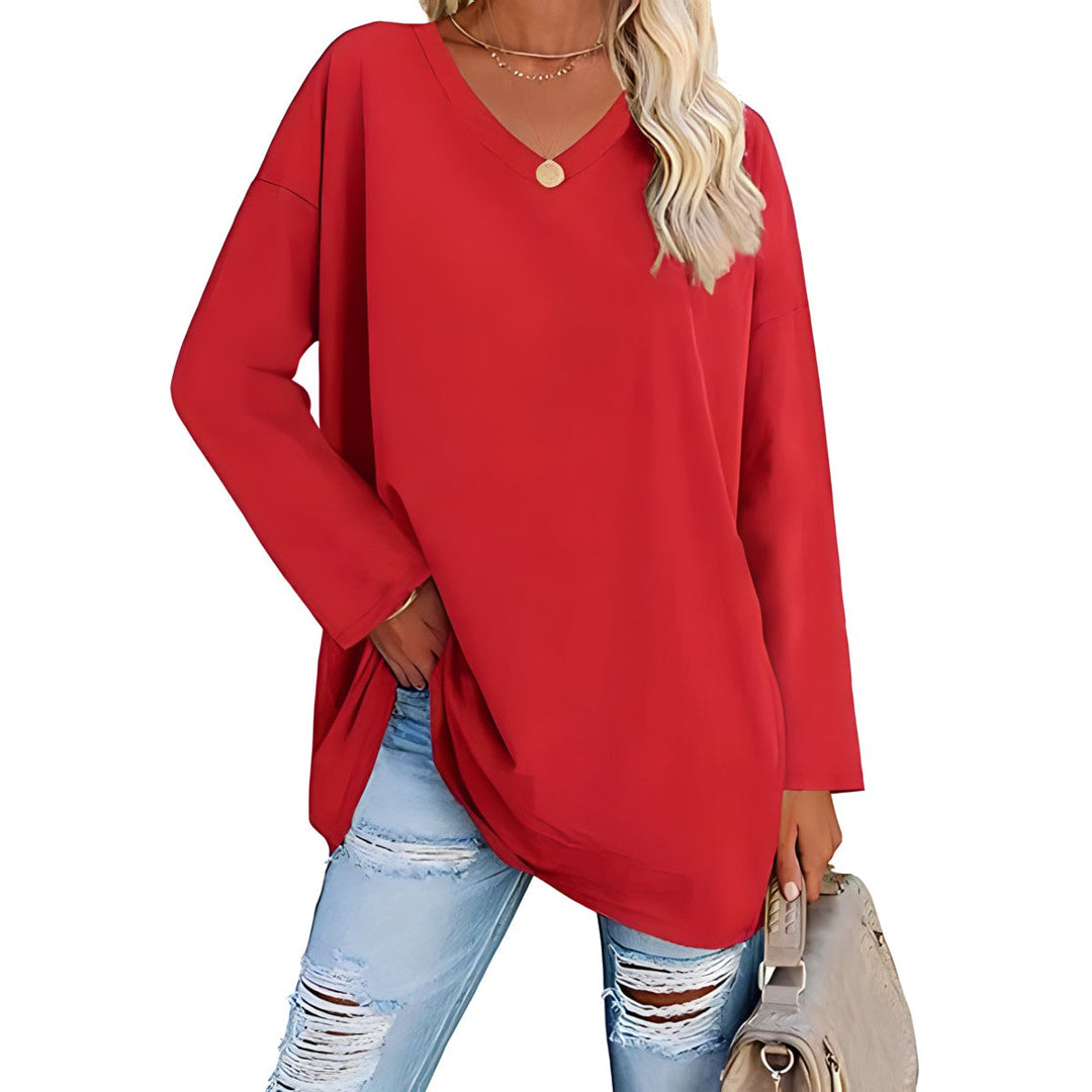 Elaine - Casual V-Neck Sweater