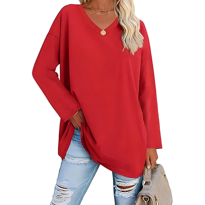 Elaine - Casual V-Neck Sweater