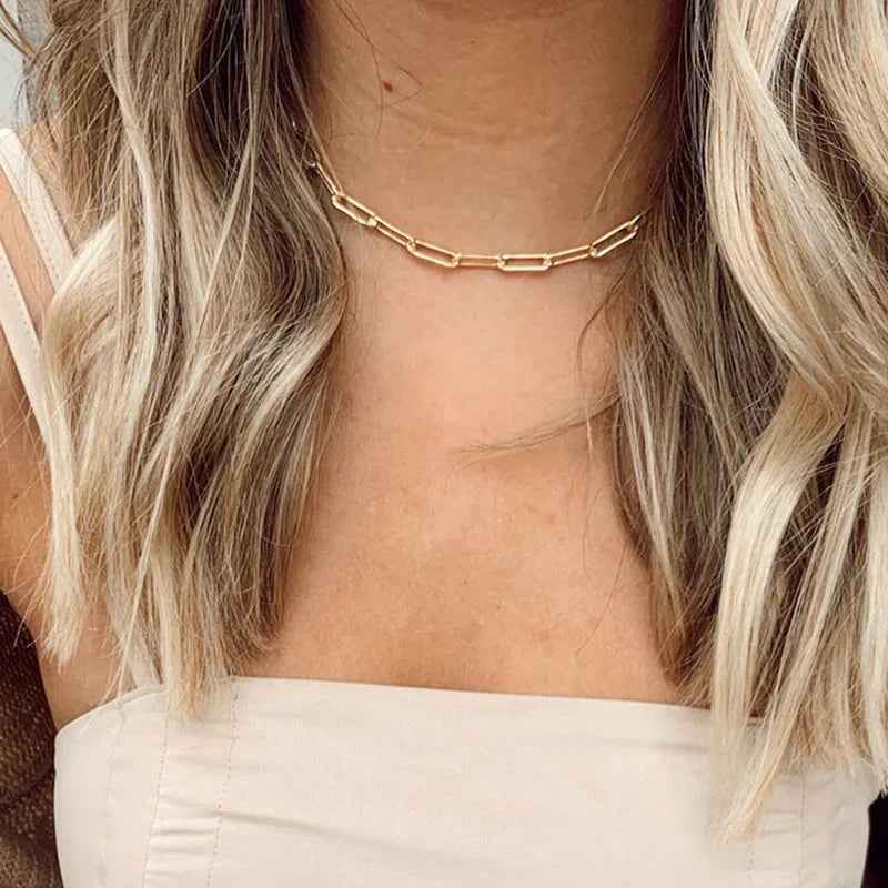 Daisy Elegant Chain Necklace | Gold