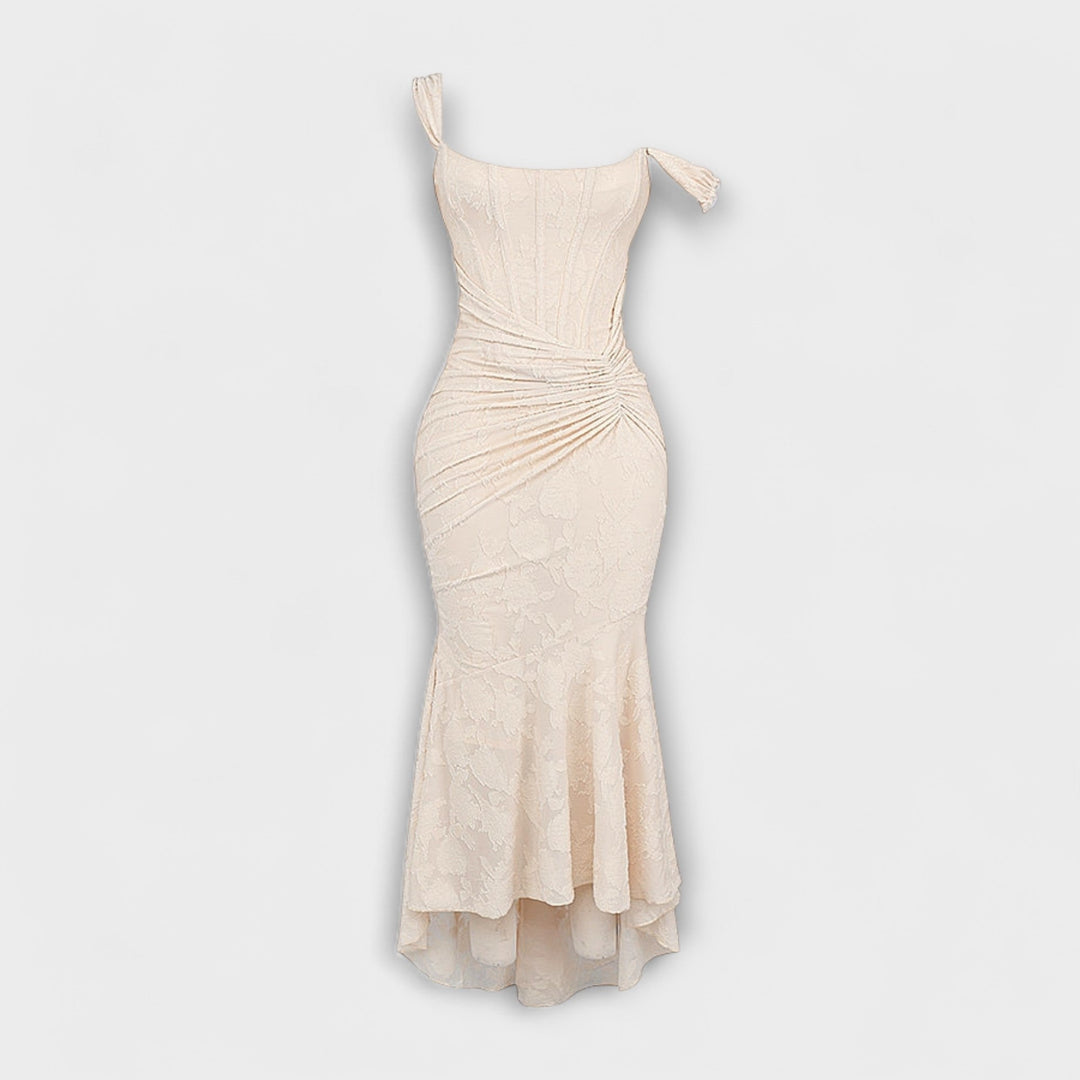 Renske – Long Dress with Elegant and Refined Corset