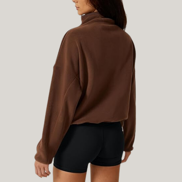 Rhea - Half-Zip Fleece Sweater