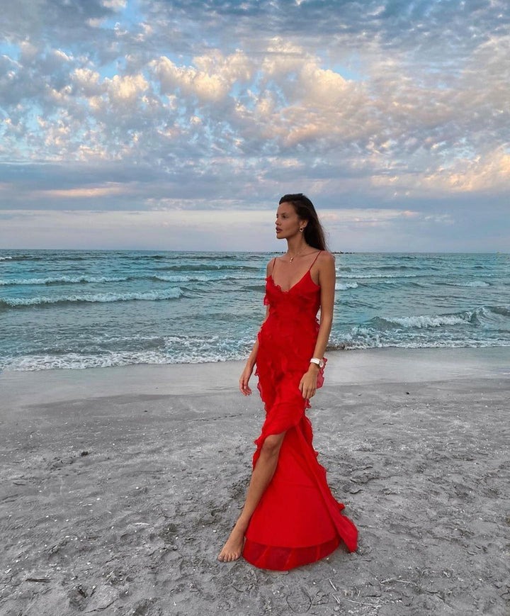 Valestra - Ruffle Statement Dress