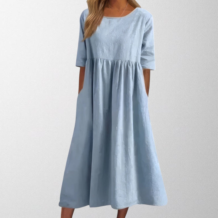 Olivia - Flattering Cotton Dress