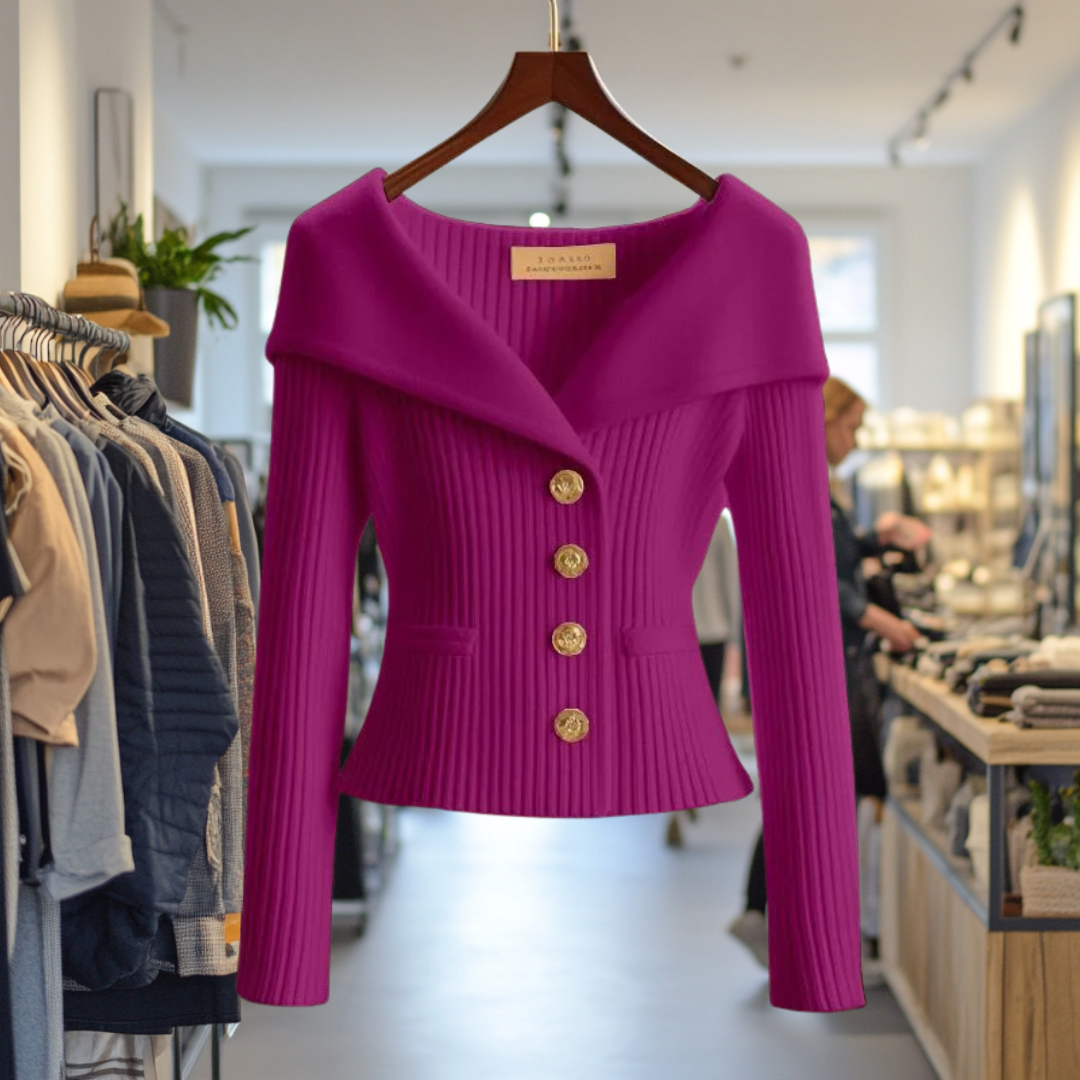 Necca - Elegant Button-Up Pullover
