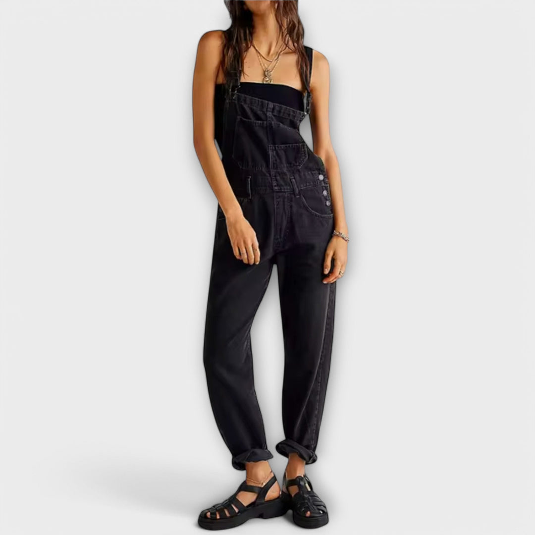 Shaira - Relaxed Fit Denim Overall