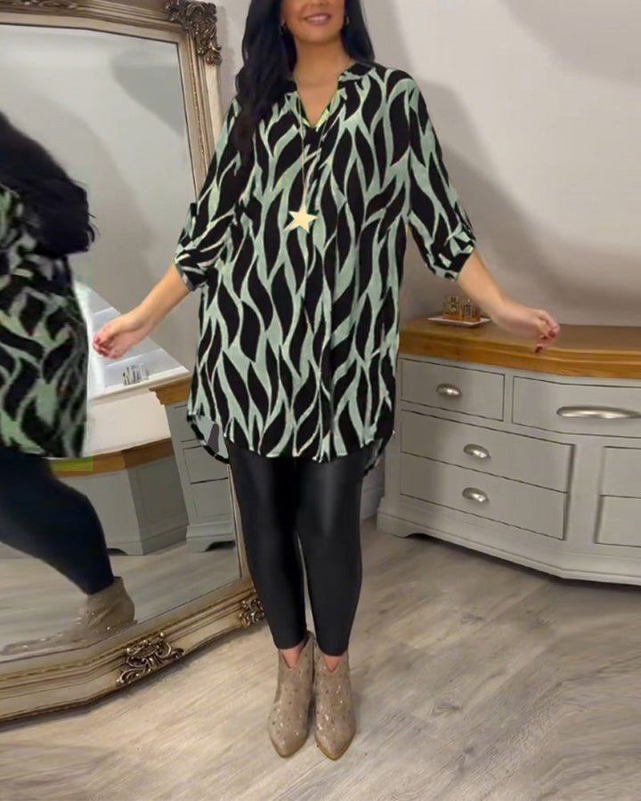 Fiora - Modern Patterned Top