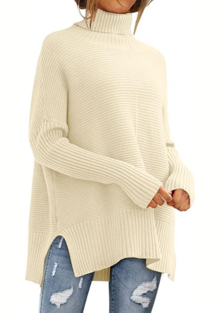 Evelyn - Relaxed Turtleneck Sweater