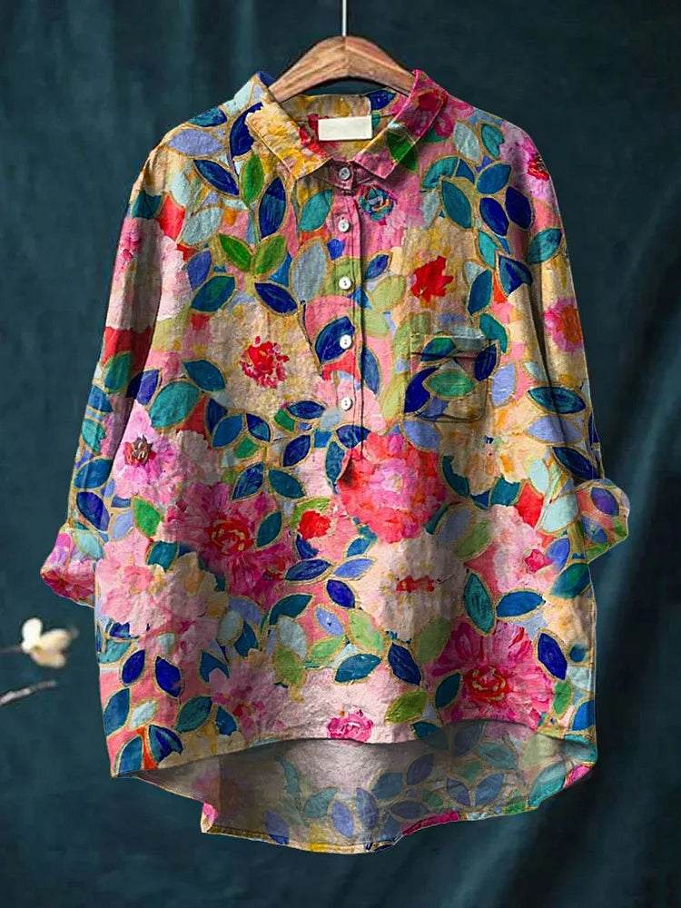 Anesha - Playful Print Blouse