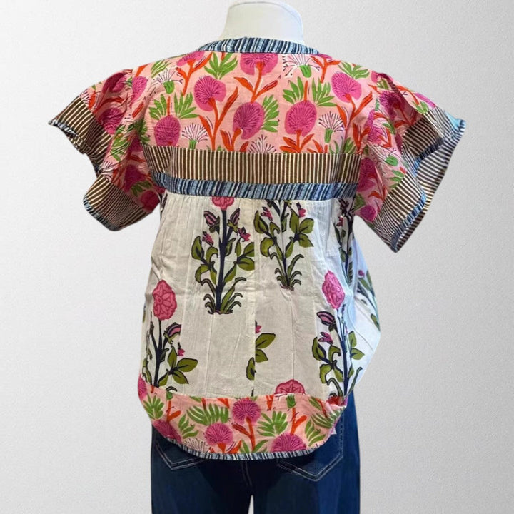 Olivia – Embroidered Boho Blouse