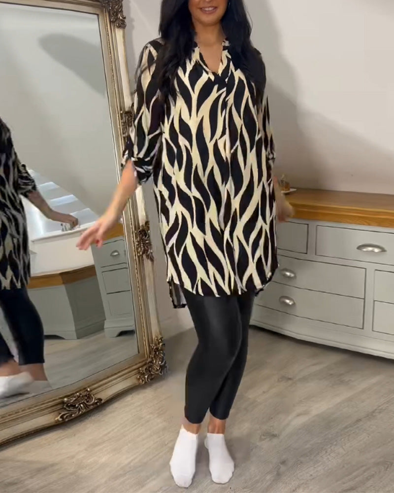 Fiora - Modern Patterned Top