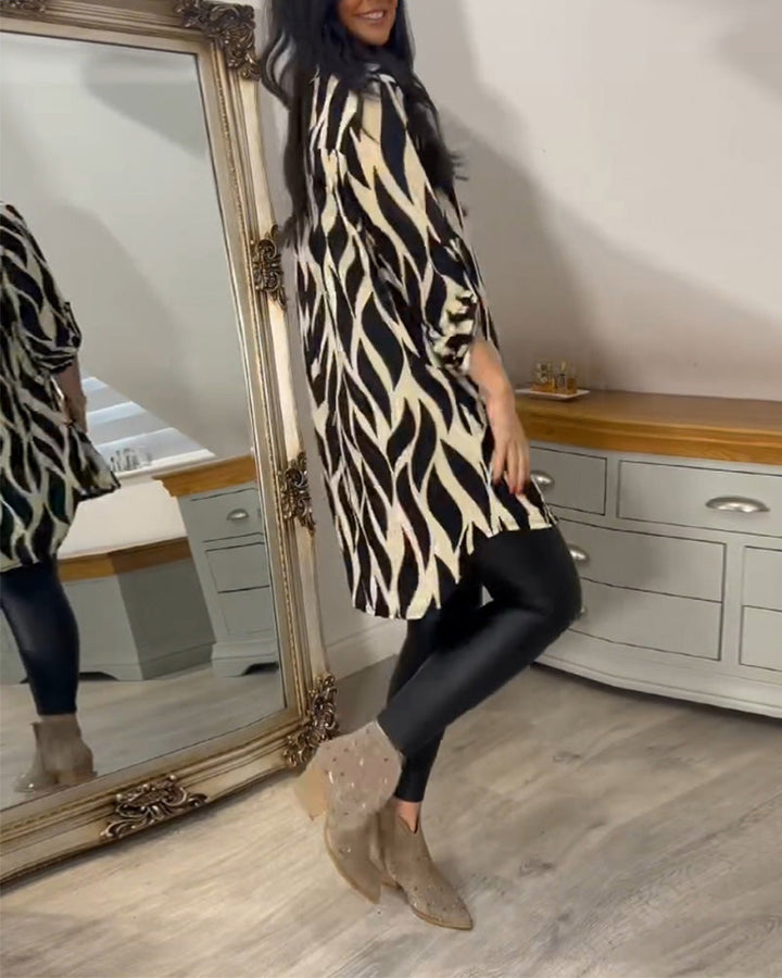 Fiora - Modern Patterned Top