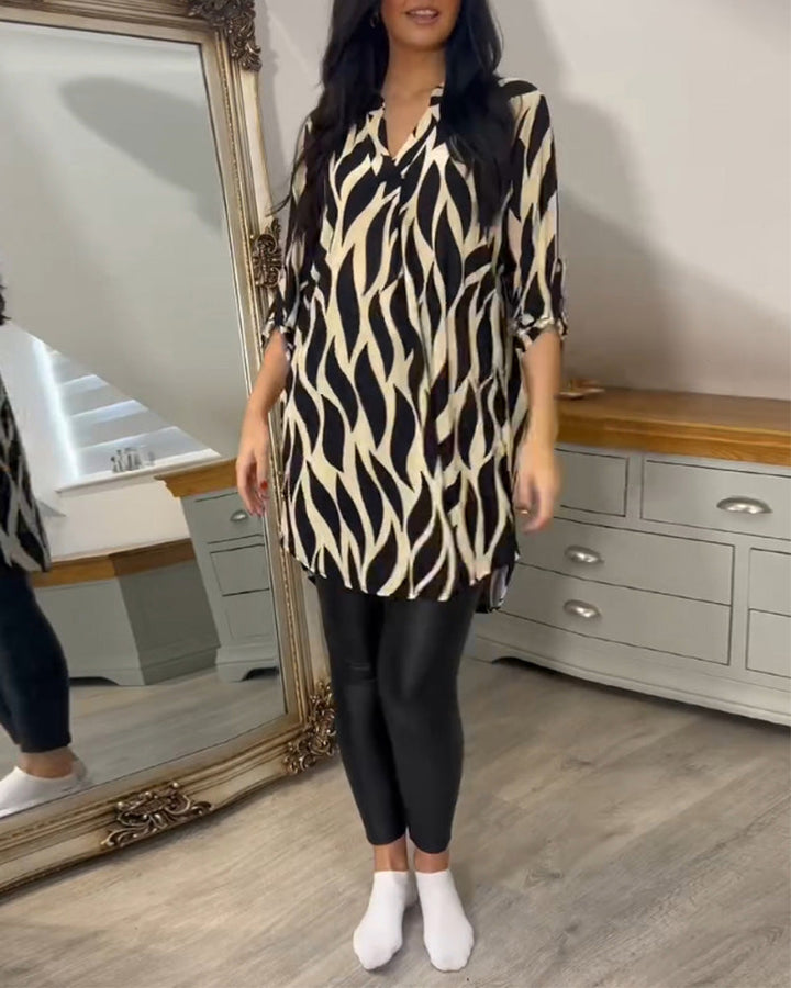 Fiora - Modern Patterned Top
