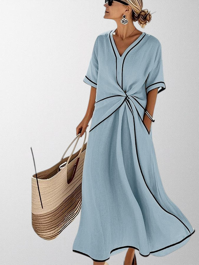 Olivia - Striped summer dress