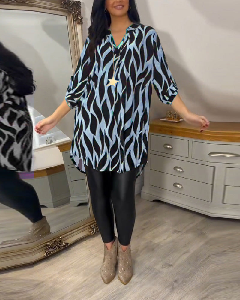 Fiora - Modern Patterned Top