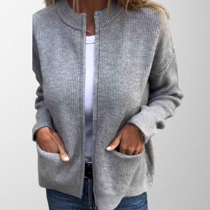 Olivia - Cotton Knitted Cardigan