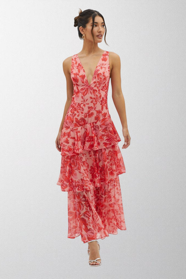 Olivia - Bloom Shift Midi Dress