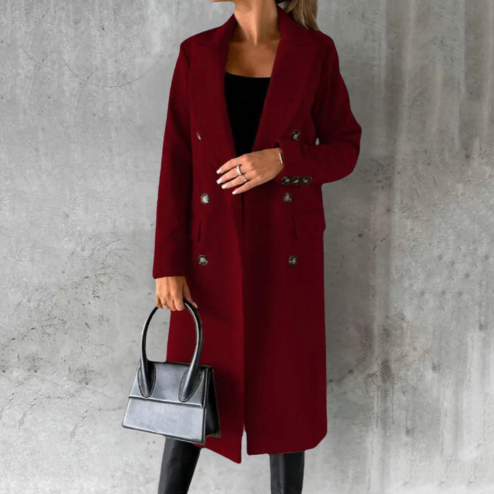 Lysandra - Elegant Double-Breasted Coat