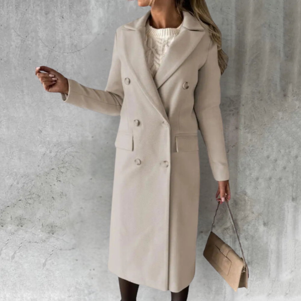 Lysandra - Elegant Double-Breasted Coat