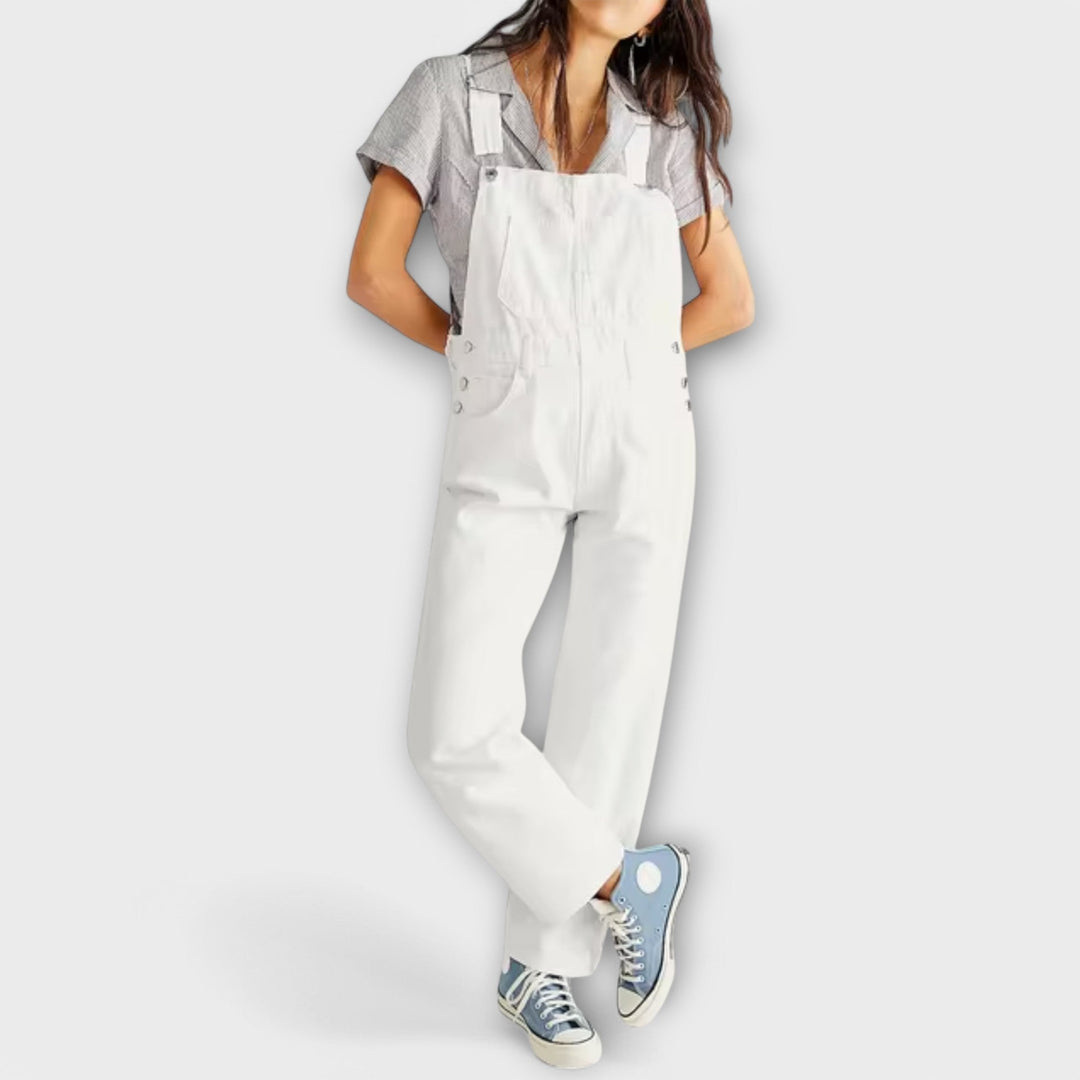 Shaira - Relaxed Fit Denim Overall