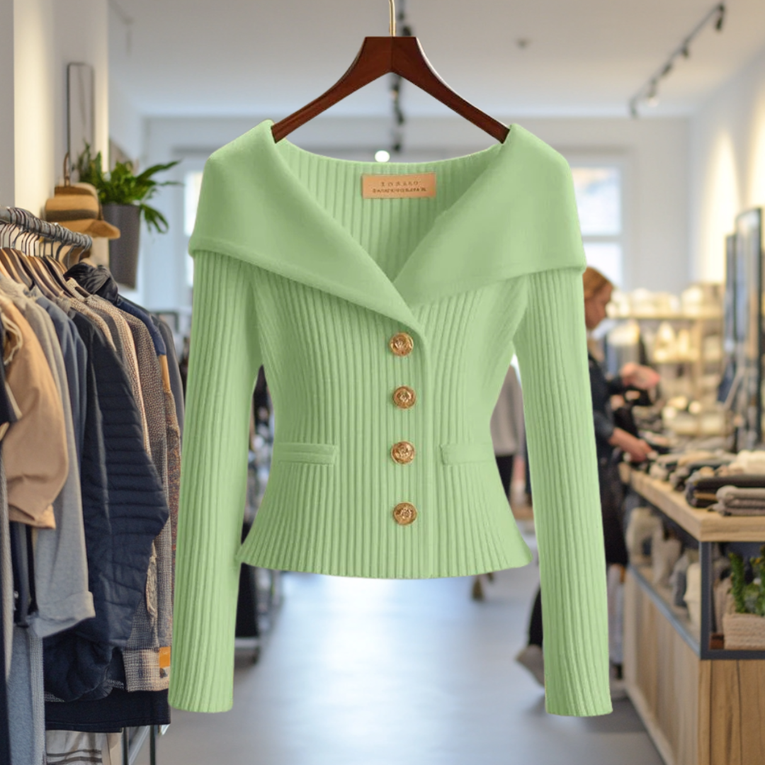 Necca - Elegant Button-Up Pullover