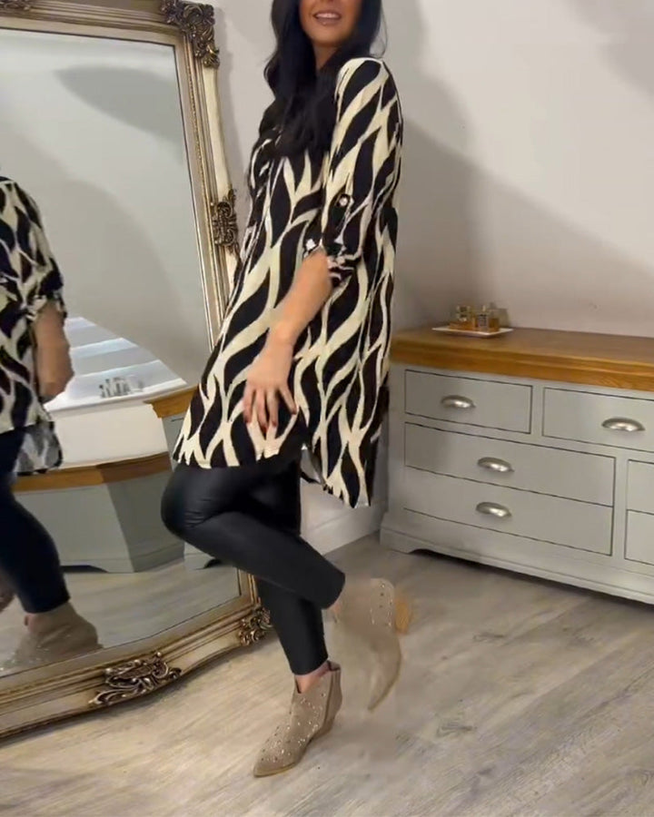 Fiora - Modern Patterned Top