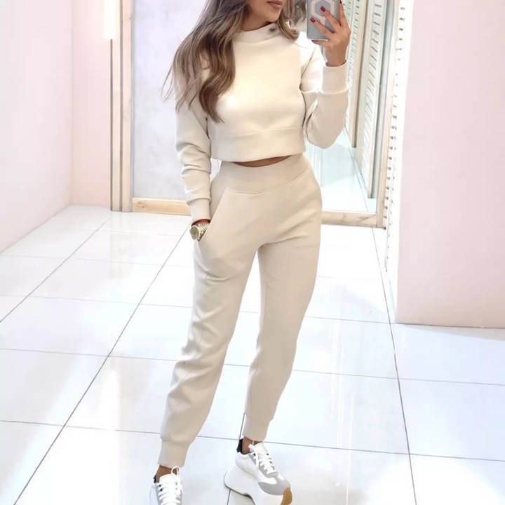 Sofia - Cropped Lounge Set