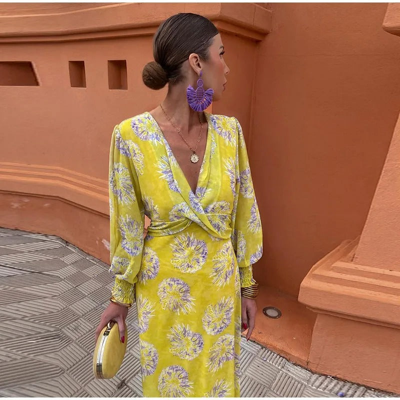 Glydel - Vibrant Wrap Dress