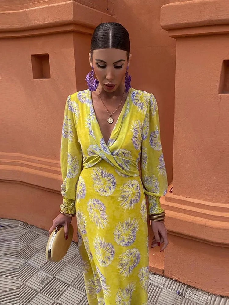 Glydel - Vibrant Wrap Dress