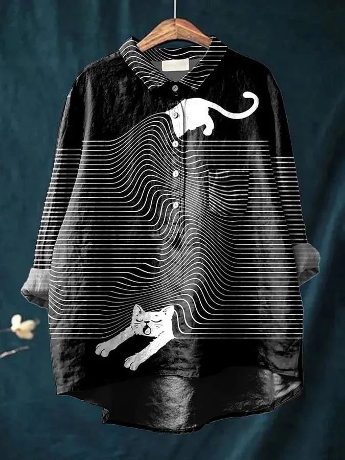 Anesha - Playful Print Blouse