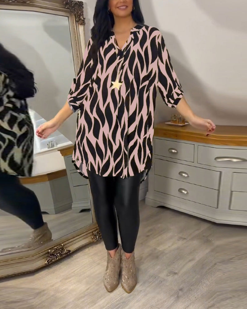 Fiora - Modern Patterned Top