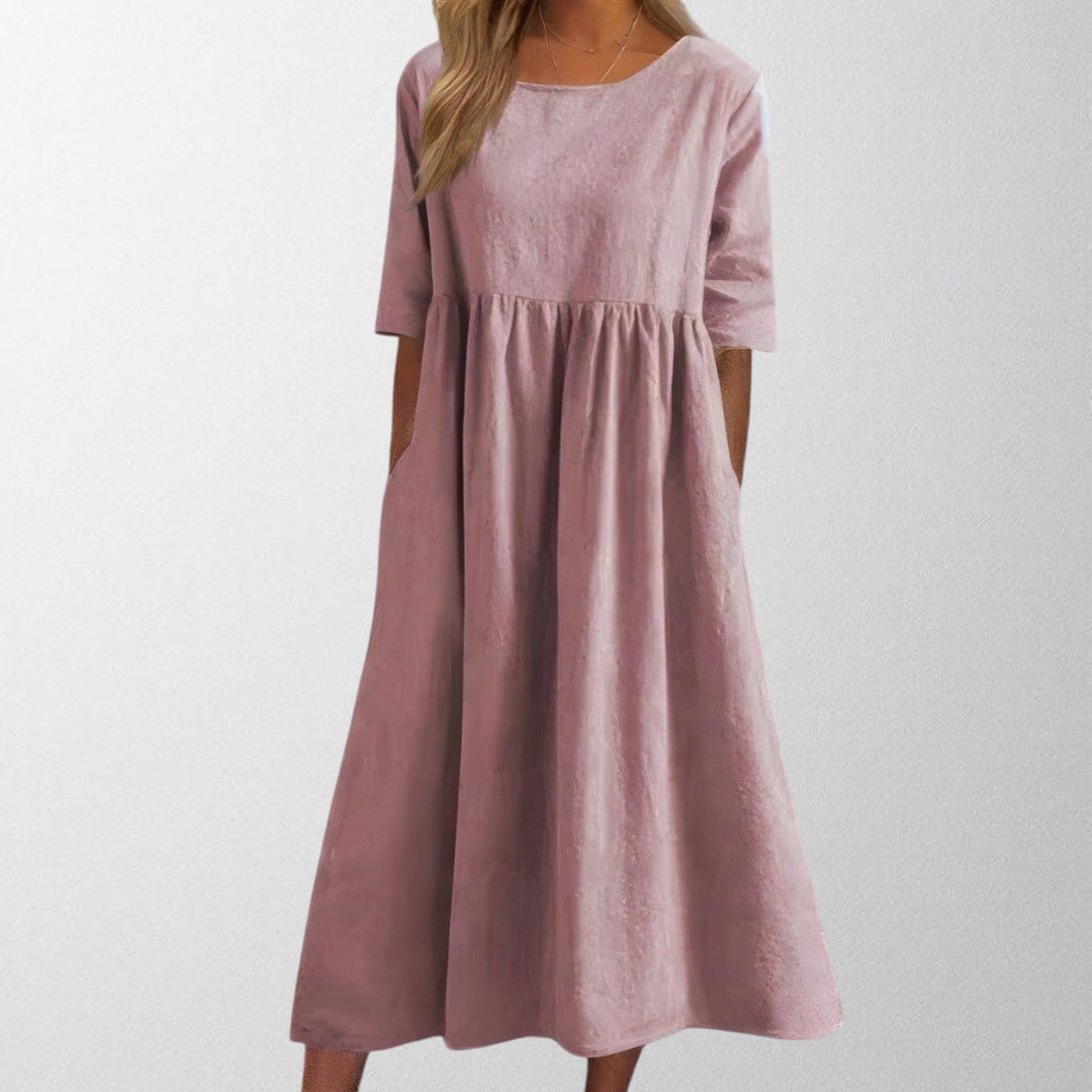 Olivia - Flattering Cotton Dress