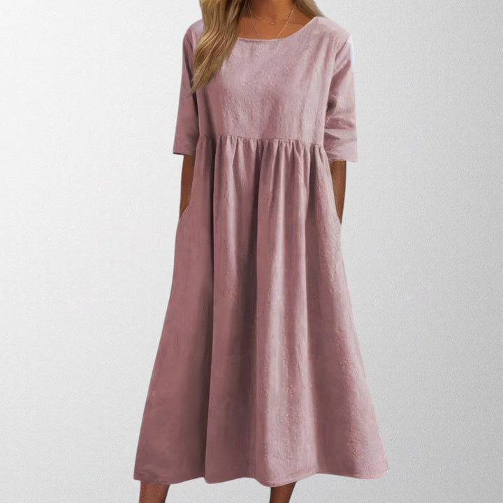 Olivia - Flattering Cotton Dress