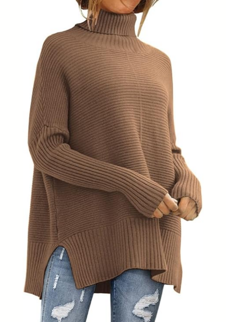 Evelyn - Relaxed Turtleneck Sweater