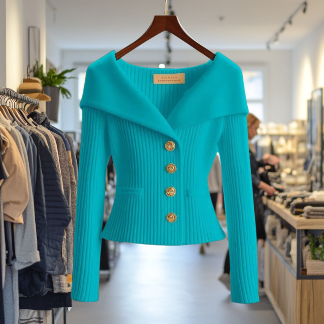 Necca - Elegant Button-Up Pullover