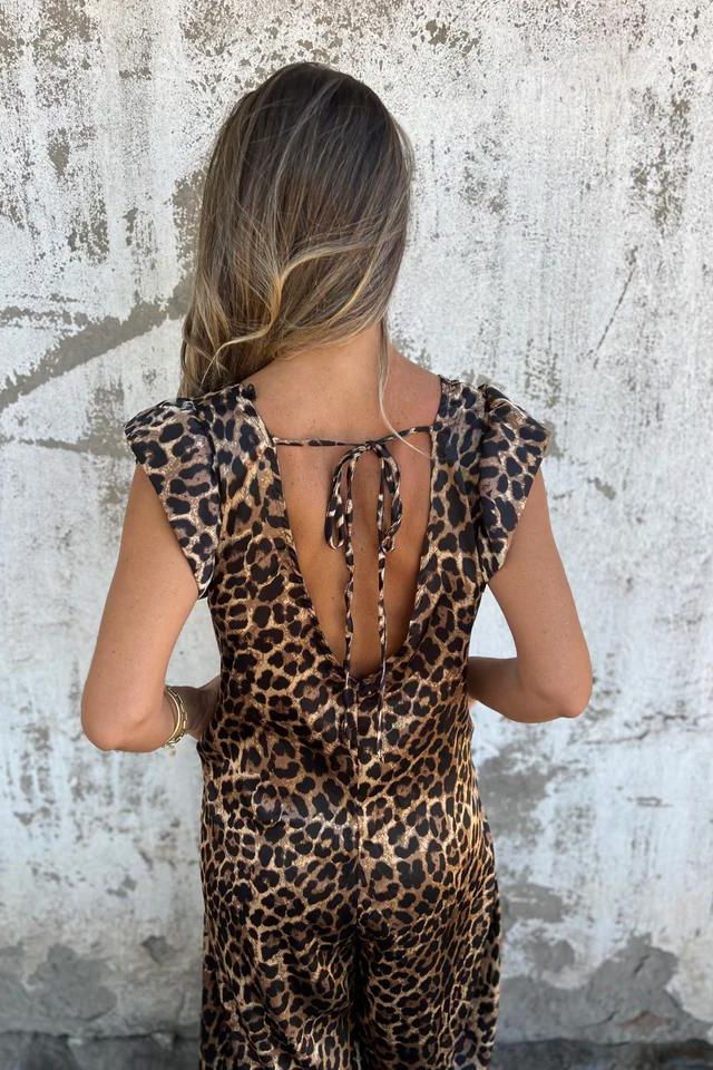 Savannah - Leopard Print Jumpsuit