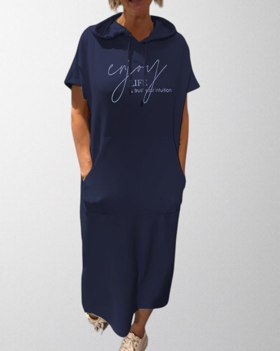 Ebba - Casual Hooded Dress with Feminine Fit