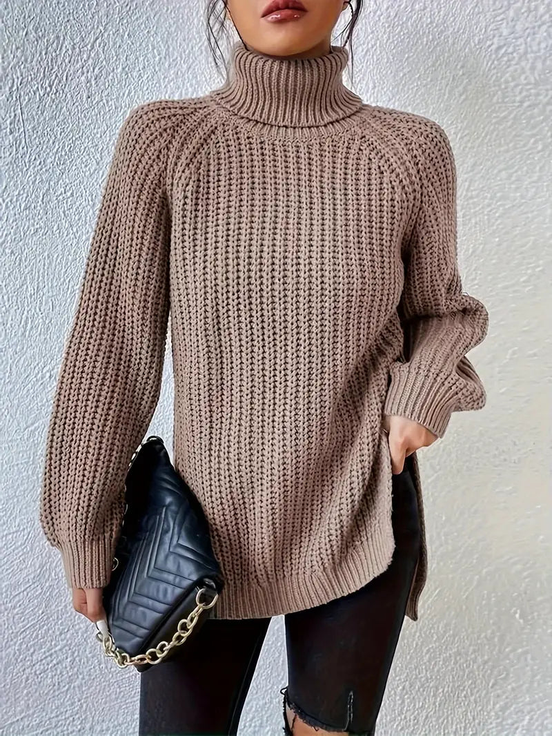 Elisette - Cozy Turtleneck Pullover